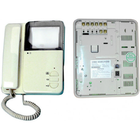 Monitor b n 4'' 8cm suplementario por intercomunicador video pvn camset7 velleman - 1