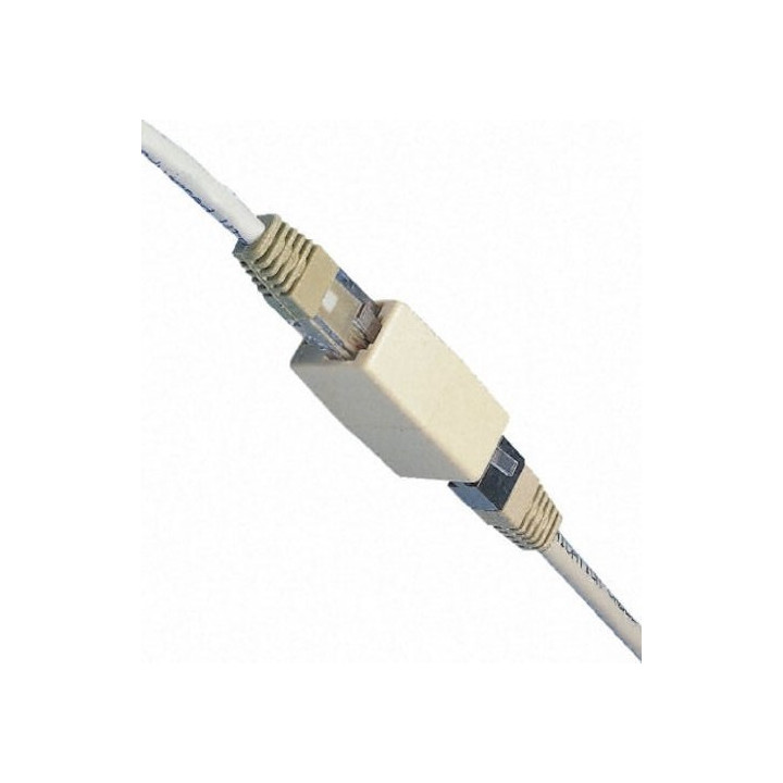 Prolunga adattamento accoppiatore 8p8c femmina femmina rj45 collegamento rj45 rj45 jr international - 1
