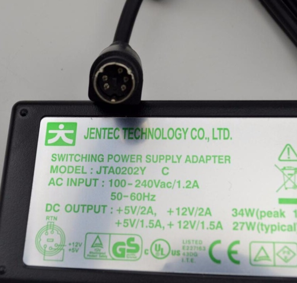 Adaptateur Secteur Jentec JTA0202Y 5V 2A 12V 2A 5 Broche lacie porche iomega 31426900 jr international - 8
