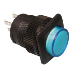 Push button switch on off with blue led jr  international - 1