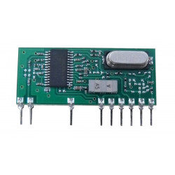 Receiver radio receiver 1 channel receiver large band for ea62, ea71 electronic control panel, 433mhz wireless transmission syst