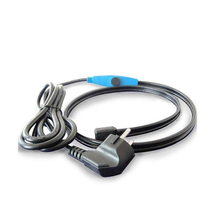 Anticongelante cable eléctrico cable de 2m shpt-2m tubo de calefacción con termostato manguera de agua jr international - 1