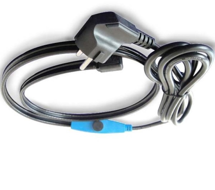 Antifreeze electric heating cable cord 2m shpt-2m pipe frost protection with water hose thermostat jr international - 1