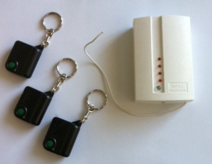 Kit domotica: 3 radio telecomandi r1t + 2 radio ricevitori r1 sistema domotica jr international - 3