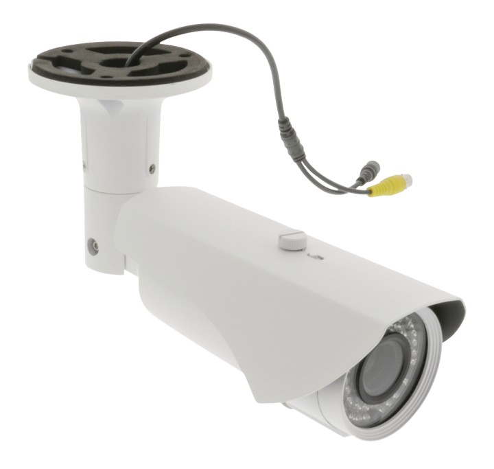 Bullet camera videosurveillance 700 tvl white sony had ccd effio konig sas-cam4110 nedis - 1