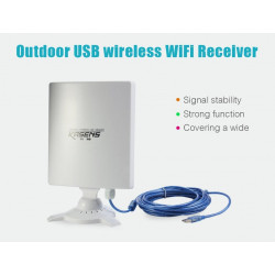 antena wifi amplificada 80dbi 6600mw 2.4GHz 150Mbps KASENS N9600 jr  international - 5