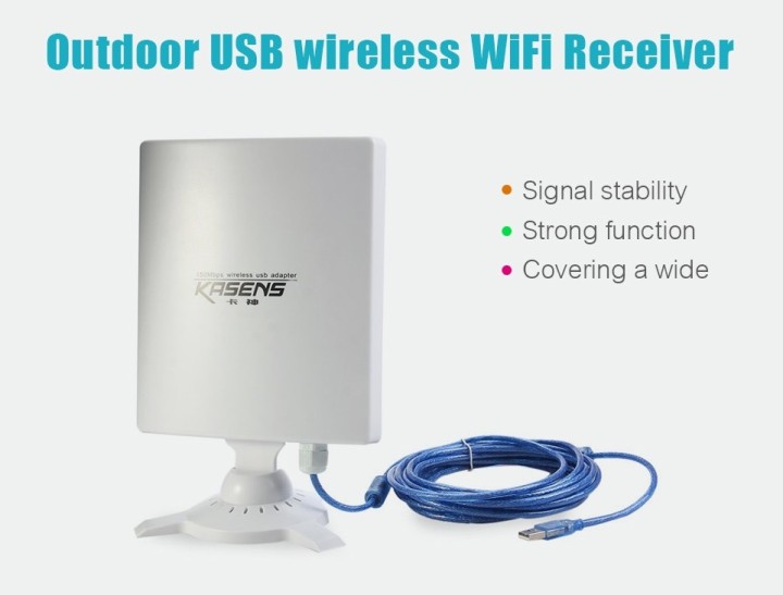 Antenna Wifi amplified 80dbi 6600mw 2.4ghz 150Mbps KASENS N9600 jr  international - 5