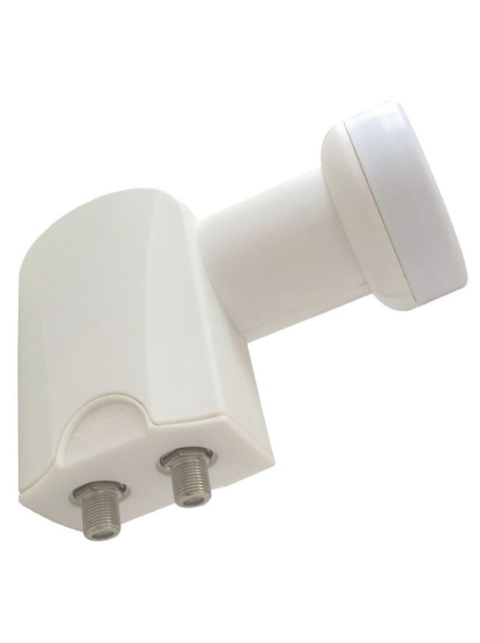 Tee LNB universal twin 0.2 dB 2 outputs kn-lnb-t20 compatible dvb-s2 tv full hd nedis - 1