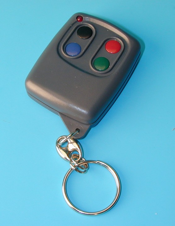 Mando a distancia miniatura con 3 canales 30 100m 433mhz elmes - 2