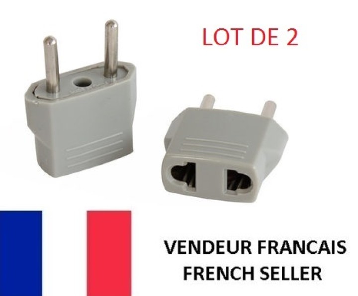 2 Reise-adapter-stecker china japan kanada uns elektrischen sektor zu euro-stecker-wandler asia jr international - 1