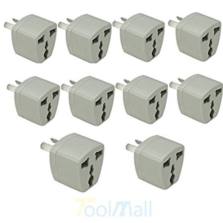 10 Reiseadapter stromversorgungsadapter 6a usa stecker + erdkontakt euro buchse elektrischer adapter elektronik jr international