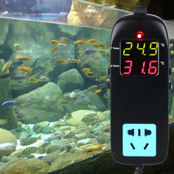 CA 90V ~ 250V Digital Display Controller per animali temperatura termometro LED elettronico Termostato termocoppia Termostato So