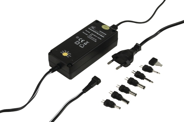 Alimentatore universale 5v 7.5V 6v 9v 12v 15v DC 13.5V 2.4A - 3A p.sup.eu36w nedis - 1