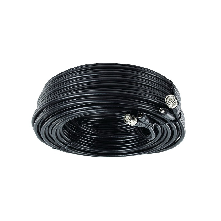 König 30 m security coax cable rg59 + dc power jr international - 1