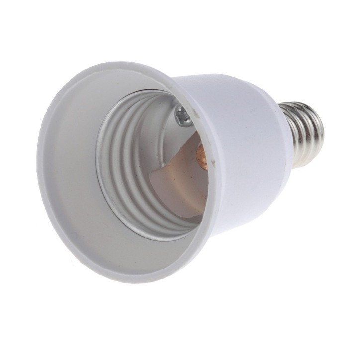 10 E14 adaptador convertidor lámpara portalámparas e27 ha llevado adaptación 220v 12v 24v 48v jr international - 1