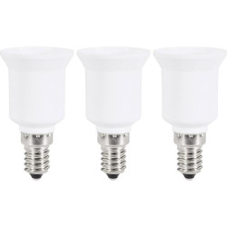 3 E14 to e27 light for led light lamp bulbs base holder adapter converter 12v 24v 48v 220v lampholder conversion renkforce - 3