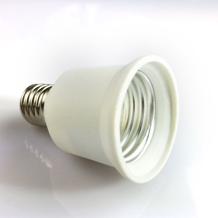 6 E14 adaptador convertidor lámpara portalámparas e27 ha llevado adaptación 220v 12v 24v 48v jr international - 3