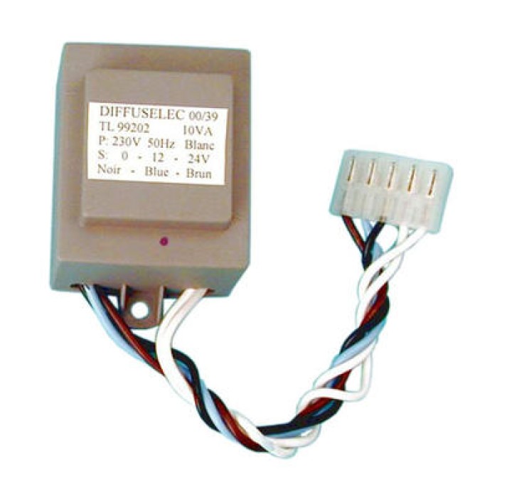 Transformador 220 2 x 12 10va para central automatismo 600c 610c (ea42) ea42 cl610ema cl1010ema jr international - 1