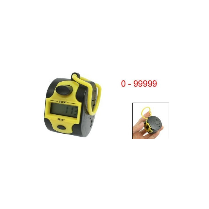 Digital tally counter 5 digits counts from 0 - 99999 accurate attendance counts, lap counts, golf scores and tallies jr internat