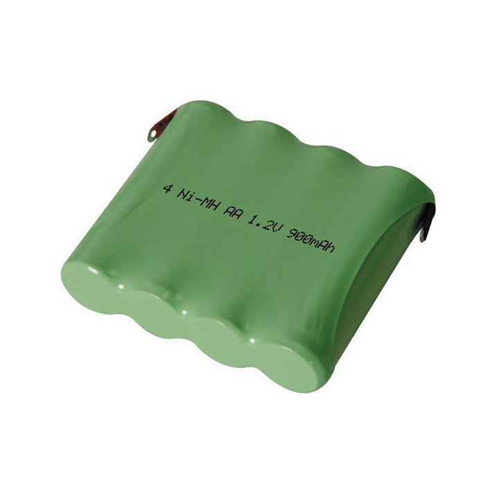 Pack nicd 4.8v-900mah 4.8v batterie ricaricabili batterie ricaricabili 600mah 4 batterie ricaricabili 4kr6c jr international - 1