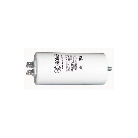Capacitor 100 mf micro farad 450v 50 60 hz universal motor start capacitor with am terminal w1 11008 jr international - 1
