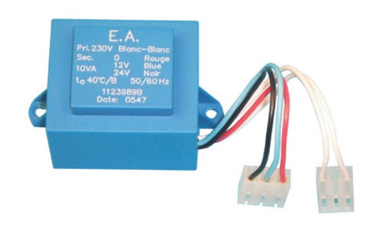 Transformador electrico 220vca 2x12 10va por circuito de central automatismo 600c 610c (ece244cn) ea - 1