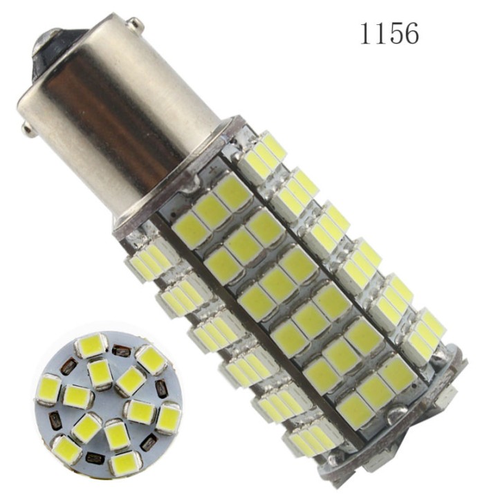 10 x 12V led-Lampe 6w 7W Auto ba15s 120 3528 1210 smd weißen Leuchtfeuer jr international - 3