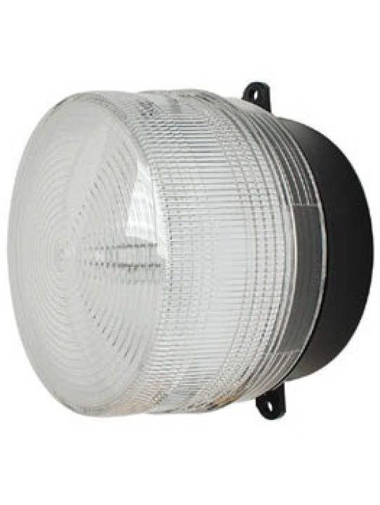 Xenon blitzlicht 12vdc weiß ø100x80mm blitzlicht fur elektronische alarmanlage jr international - 1