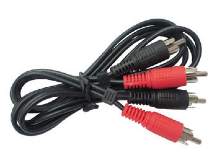 Schnur 2xrca stecker 2xrca stecker 1.2m schnur schnur schnur sicherheitstechnik velleman - 3