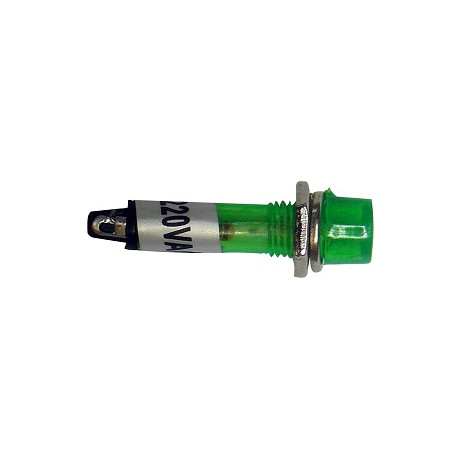 Grüne led-anzeige licht 220v licht miniatur-7mm durchmesser loch 230v 240v jr international - 1