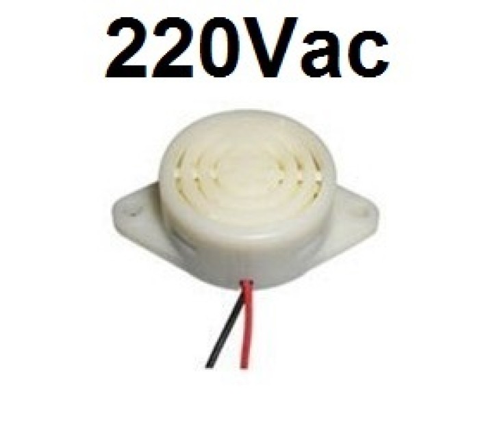 100 X Buzzer sirena di allarme acustico 220V AC hyt-3015c 230v 240v dispositivo audio AC jr international - 1
