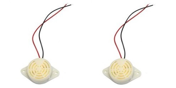 2 X 95dB Alarm High-Dezibel-3-24V 12V Elektronische Summer Dauerton für Arduino SFM-27 jr international - 15