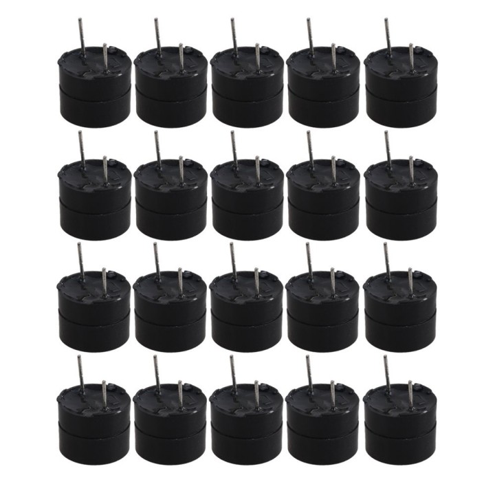 20 X Attivo cicalino d'allarme 3v 1.5v 6v 9v 12v 15v sirena 92db pin 12x9. 5 millimetri rohs tono suoneria allarme jr internatio