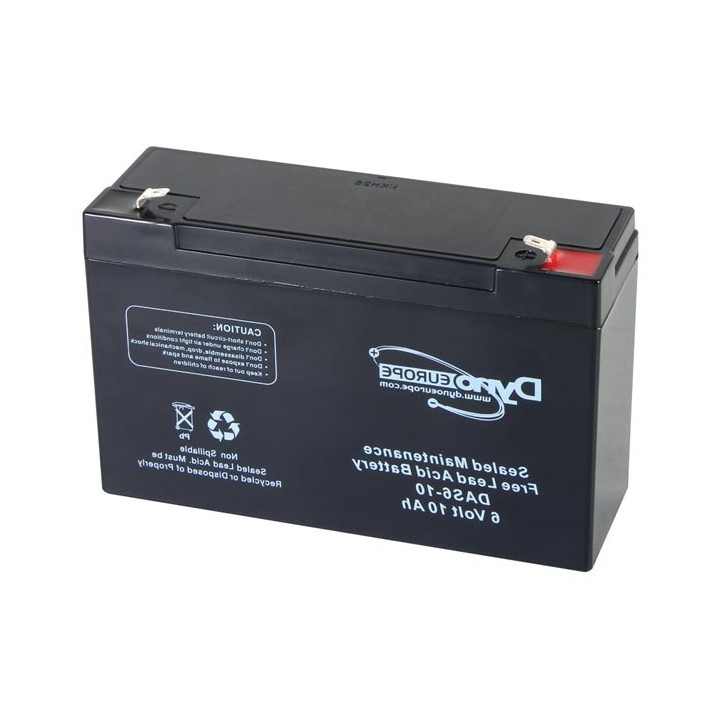 Batteria ricaricabile 6vcc 10ah pile ricaricabili batterie da ricaricare graupner - 1