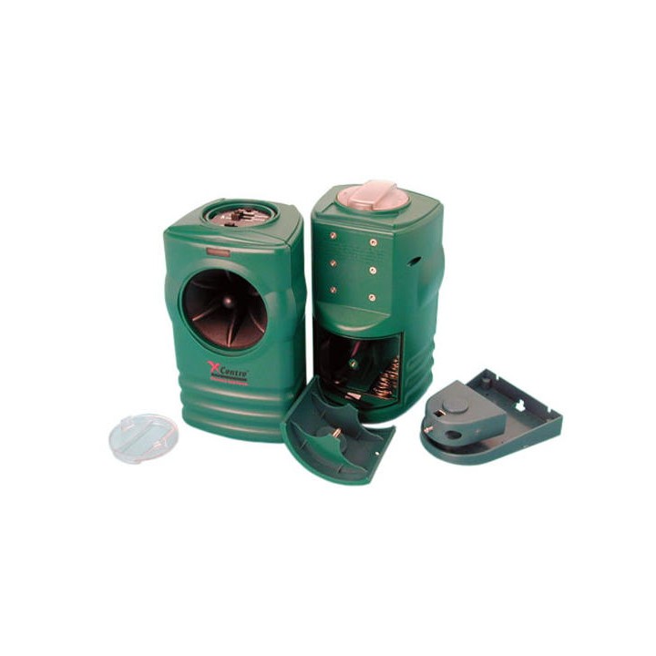 Repelente perros y gatos electronico por ultrasonidos + deteccion por radar 3m 10m² 6vcc yc12 jr international - 5