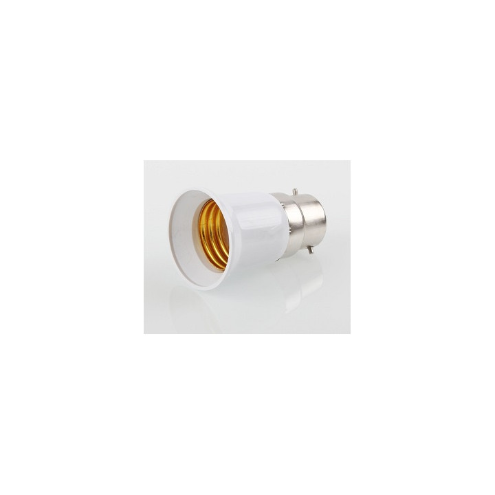 B22 a e27 adattatore convertitore portalampada lampada led 12v 24v 48v 220v presa di adattamento franelec - 1
