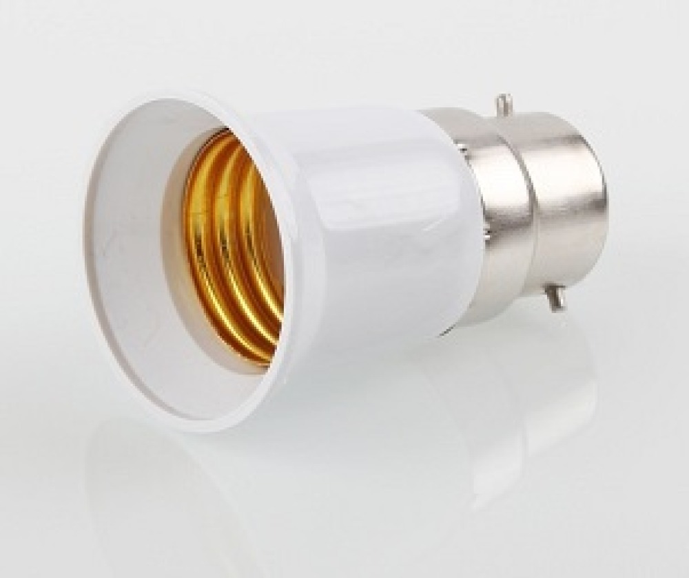 B22 a e27 adattatore convertitore portalampada lampada led 12v 24v 48v 220v presa di adattamento franelec - 1
