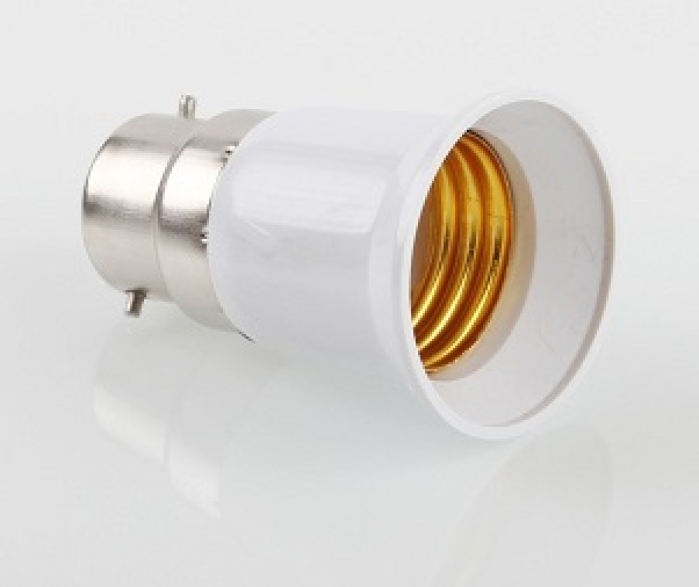 B22 a e27 adaptador convertidor lámpara casquillo de la lámpara led 12v 24v 48v 220v toma de adaptación jr international - 1