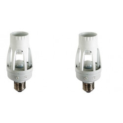2 X Iluminación detector de radar pir sensor de movimiento volumétrico e27 socket pir451 whosee - 1