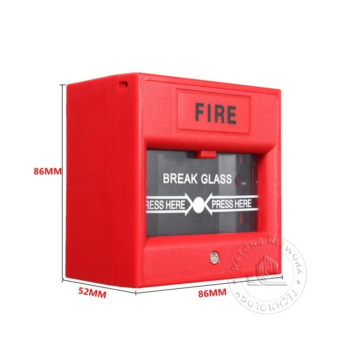 Break glass alarm unit for ae bg20 fire alarm fire control panel fire detection break glass fire alarm fire detection smoke dete