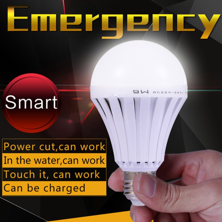 12W E27 LED Intelligent Emergency Bulbs Human Body Induction Rechargeable Lamps with Hook alibaba - 1