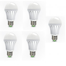 5 X Principale ricaricabile di emergenza di illuminazione luce 5w e27 la lampadina a led per la casa 2835 batteria smd lighs bom