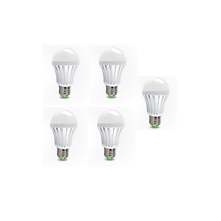 5 X Rechargeable led emergency light lighting 5w e27 led bulb lamp for home 2835 smd battery lighs led bombillas ce rohs jr inte
