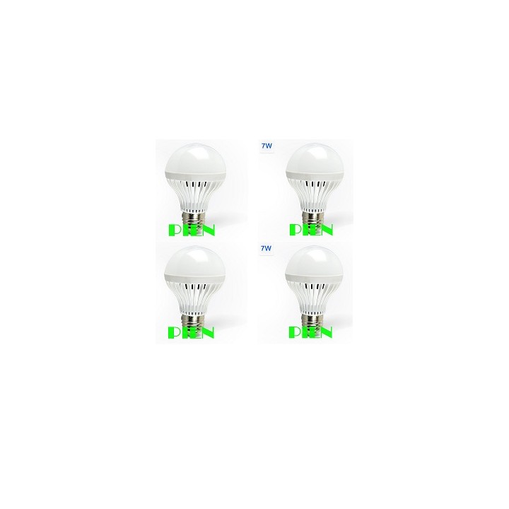 4 X Recargable llevó la iluminación de la luz 7w e27 bombilla led llámpara de emergencia para el hogar 2835 batería smd led bomb