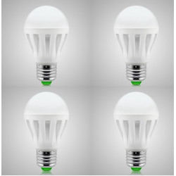 4-Pack E27 LED Intelligent Magical Bulbs Energy Saving Emergency Rechargeable Lamps 9W jr international - 1