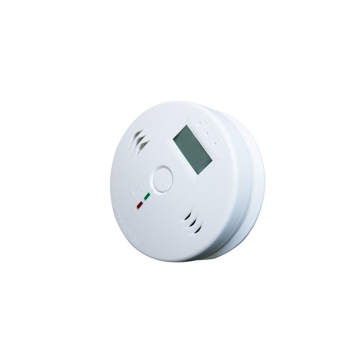 Detector de monóxido de carbono co 9v en50291 tipo b timbre de alarma de detección de gas inodoro autónoma jr international - 1
