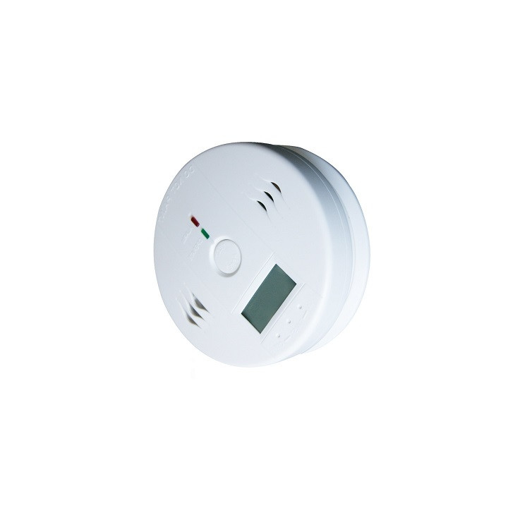 Detector de monóxido de carbono co 9v en50291 tipo b timbre de alarma de detección de gas inodoro autónoma jr international - 1