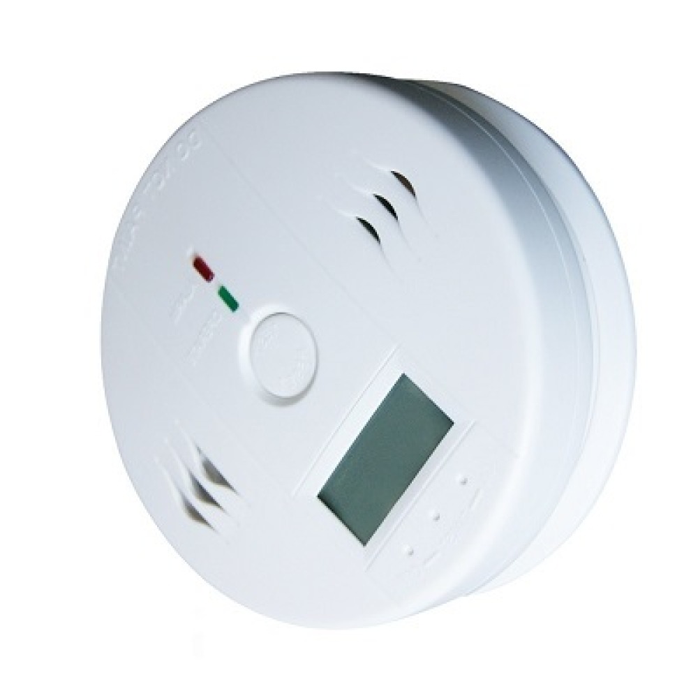 Autonomous sensor carbon monoxide  co 9v en50291 type b odorless  detection alarm buzzer jr international - 1