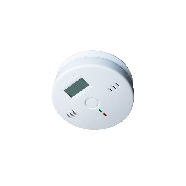 Detector de monóxido de carbono co 9v en50291 tipo b timbre de alarma de detección de gas inodoro autónoma jr international - 1