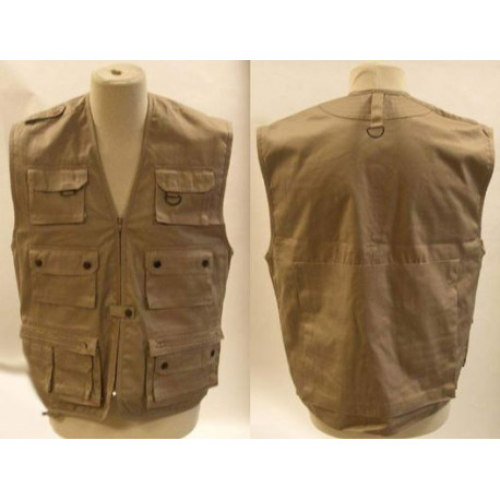 Vest reporter vest colour beige size m jr international - 1